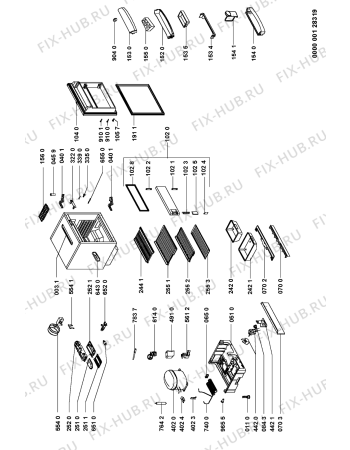 Схема №1 ARG5883 (F092114) с изображением Инструкция по эксплуатации для холодильной камеры Indesit C00359784