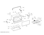 Схема №1 HB90054 с изображением Передняя панель для духового шкафа Siemens 00674279