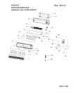 Схема №1 KKS109H0RP1B01 (F026701) с изображением Крышка для кондиционера Indesit C00119767