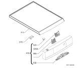 Схема №3 F88419WOP с изображением Блок управления для посудомойки Aeg 973911657001021