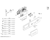 Схема №1 WM11E26GBC с изображением Панель управления для стиралки Siemens 00702006