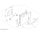 Схема №4 B45M42N3 Mega SHM 4542 N с изображением Панель управления для духового шкафа Bosch 00744672