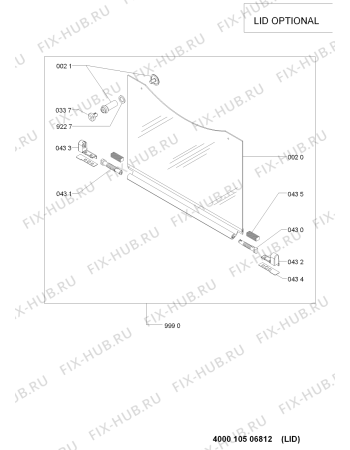 Схема №2 301.234.86 HB G35 S HOB IK с изображением Труба для плиты (духовки) Whirlpool 481010400281