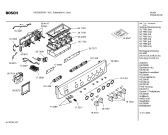 Схема №2 HEN35S0 с изображением Панель управления для плиты (духовки) Bosch 00360964