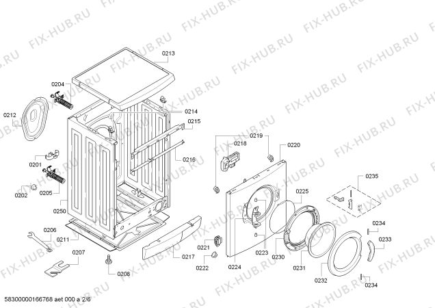 Схема №1 WM12E196 IQ 390 varioPerfect с изображением Силовой модуль для стиралки Bosch 00745866