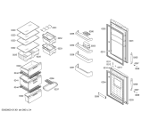 Схема №3 3KFB7813 с изображением Дверь морозильной камеры для холодильной камеры Bosch 00680070