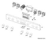 Схема №2 42116VE-WN с изображением Панель для духового шкафа Aeg 5617533103