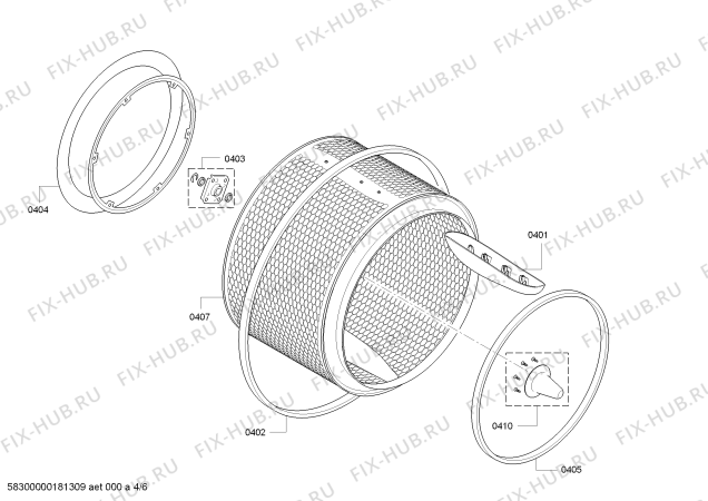 Схема №3 WTY888W9GR SelfCleaning Condenser с изображением Энергорегулятор для электросушки Bosch 00752109