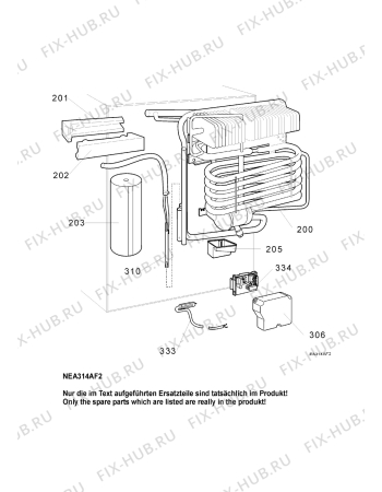 Взрыв-схема холодильника Electrolux Loisirs RA0420 - Схема узла Cooling generator