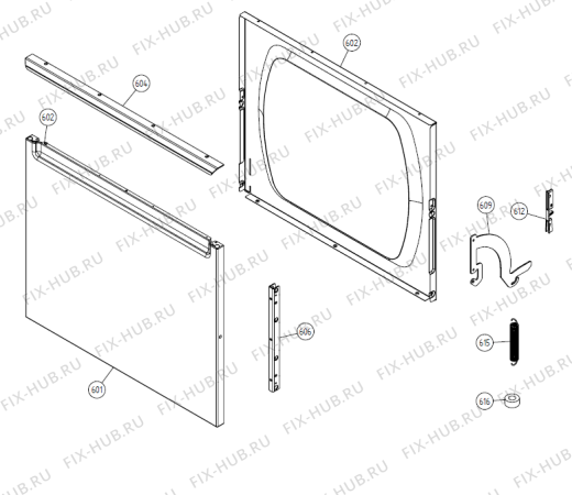 Взрыв-схема стиральной машины Gorenje W6461 US   -Titanium SS (900003307, WM50) - Схема узла 06