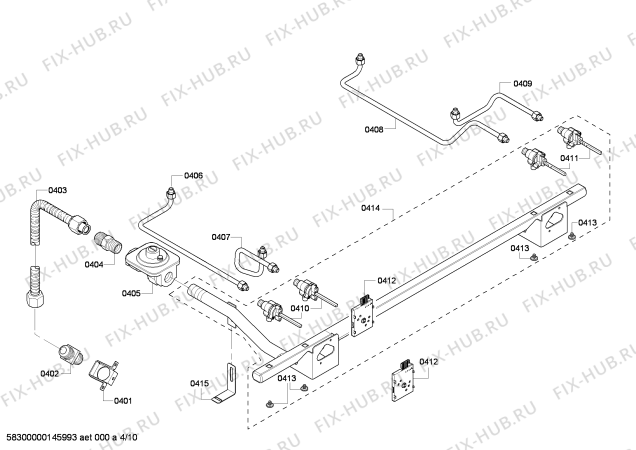 Схема №2 PRD366GHU с изображением Рамка для плиты (духовки) Bosch 00683768