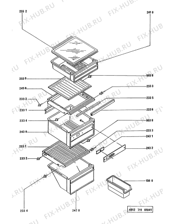 Схема №2 3XARG486WP00 ARG 486/WP с изображением Переключатель для холодильника Whirlpool 481927618168