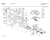 Схема №1 SMS3042GB с изображением Панель для посудомойки Bosch 00273043