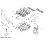 Схема №3 S24M45N6EU с изображением Передняя панель для посудомоечной машины Bosch 00670895