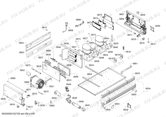 Схема №2 T30BB810SS с изображением Шина для холодильной камеры Bosch 00770096