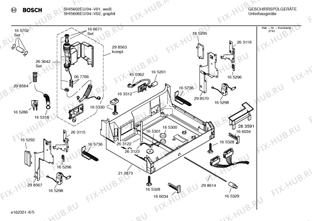Схема №1 SHVGGK1UC GI936-760 с изображением Фильтр тонкой очистки для посудомоечной машины Bosch 00298595