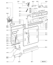 Схема №1 GSI 6998 C-WS с изображением Блок управления для посудомоечной машины Whirlpool 481221479035