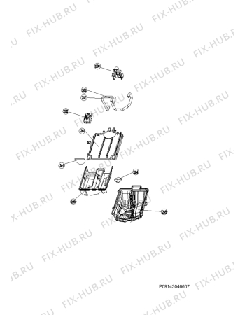 Взрыв-схема стиральной машины Zanussi ZWS165W - Схема узла Section 2