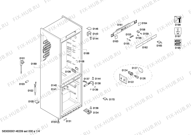 Схема №1 3KFL7854 с изображением Выдвижной ящик для холодильника Bosch 00680072