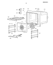 Схема №1 BLH 7502 R с изображением Обшивка для плиты (духовки) Whirlpool 480121102525