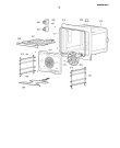 Схема №1 BLH 7502 R с изображением Держатель для электропечи Whirlpool 480121102469