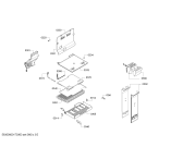Схема №3 KDN46AW22 KDN с изображением Крышка для холодильника Bosch 00708202