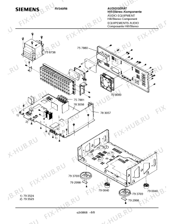 Схема №1 RV340R6 с изображением Инструкция по эксплуатации для телевизора Siemens 00531000