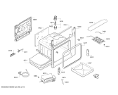 Схема №2 HGG223123E с изображением Внутренняя дверь для духового шкафа Bosch 00711954