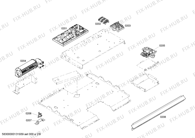 Схема №1 MED272EB с изображением Ветродув Bosch 00643456