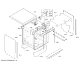 Схема №2 SMS69T58EU с изображением Передняя панель для посудомоечной машины Bosch 00703139