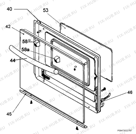 Взрыв-схема плиты (духовки) Electrolux EKG5009 - Схема узла Section 3