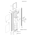 Схема №3 KRSC 9005/A+ с изображением Дверца для холодильника Whirlpool 480132101024