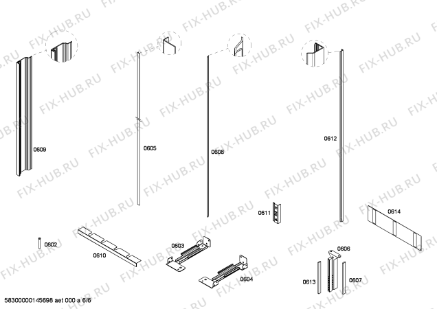 Схема №2 CIR30MIIR7 с изображением Вентиляционная решетка для холодильника Bosch 00670986