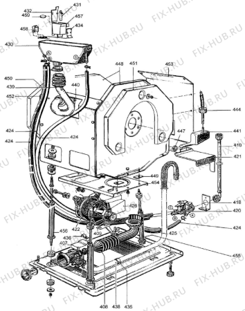 Взрыв-схема стиральной машины Gorenje W592 W592C01A RU   -White 5 kg (900002986, W592C01A) - Схема узла 04