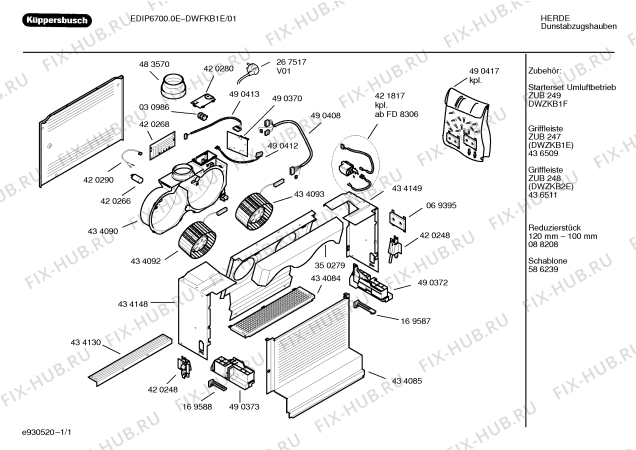 Схема №1 DWFKB1E EDIP6700.0E с изображением Инструкция по эксплуатации для вентиляции Bosch 00591002