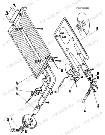 Взрыв-схема плиты (духовки) Zanker GB904LTC - Схема узла Section 7