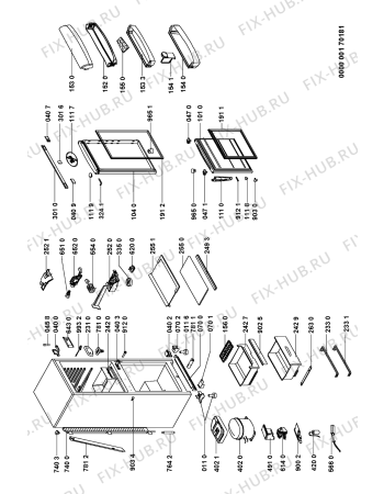 Схема №1 KGA 2502 с изображением Компрессор для холодильника Whirlpool 481236038888