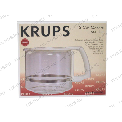Емкость для кофеварки (кофемашины) Krups F0357057 в гипермаркете Fix-Hub