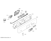 Схема №2 SGU84M35 с изображением Передняя панель для посудомоечной машины Bosch 00448968