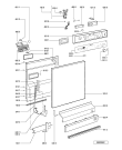 Схема №1 GSFP 1987 WS с изображением Обшивка для посудомоечной машины Whirlpool 481245372625