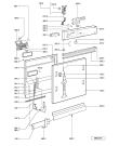 Схема №1 ADG 8977 WH с изображением Обшивка для посудомоечной машины Whirlpool 481245371884