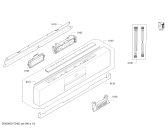 Схема №3 SMI69U75TW Super Silence с изображением Передняя панель для посудомойки Bosch 00747103