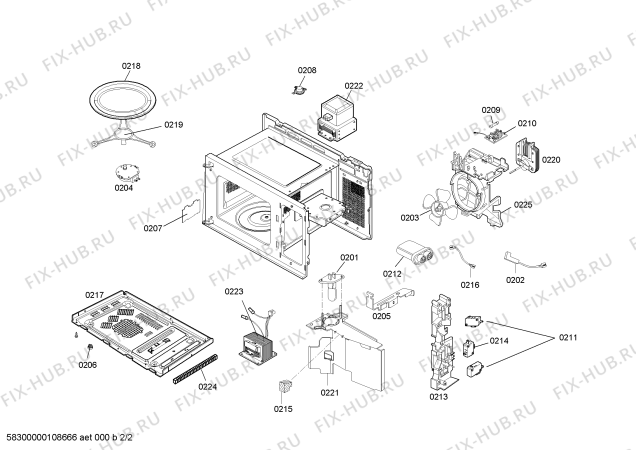 Схема №1 HF14153 с изображением Крышка кнопки для микроволновки Siemens 00428990