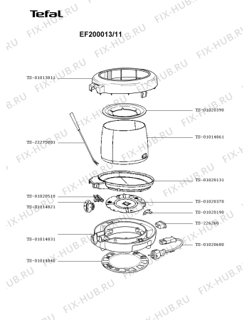 Схема №1 EF200013/11 с изображением Другое для фондюшницы Tefal TS-01020131