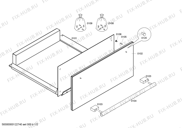 Схема №1 HW290560B с изображением Панель для духового шкафа Siemens 00478358