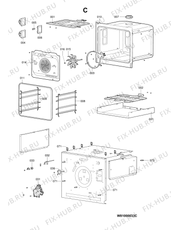 Схема №1 BTG 8560/1 D IN с изображением Резистор для плиты (духовки) Whirlpool 480121102465