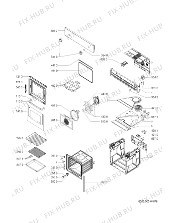 Схема №1 AKL876/WH с изображением Обшивка для электропечи Whirlpool 481245249135