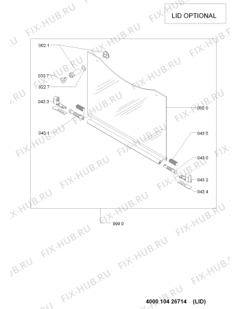 Схема №1 AKM 394/AE с изображением Поверхность для электропечи Whirlpool 481010400182