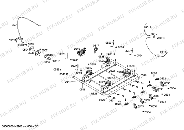 Схема №1 FSF11K6BEA NISATO - MILANO I с изображением Декоративная панель для электропечи Bosch 00364532