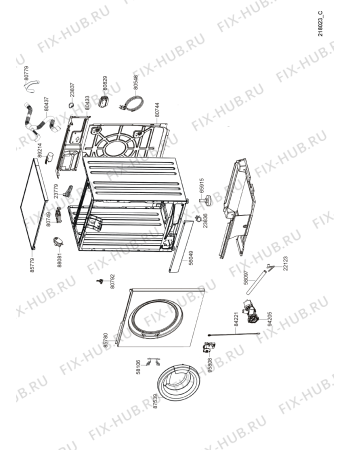 Схема №3 AWZ 714 с изображением Емкоть для порошка для стиралки Whirlpool 482000015941